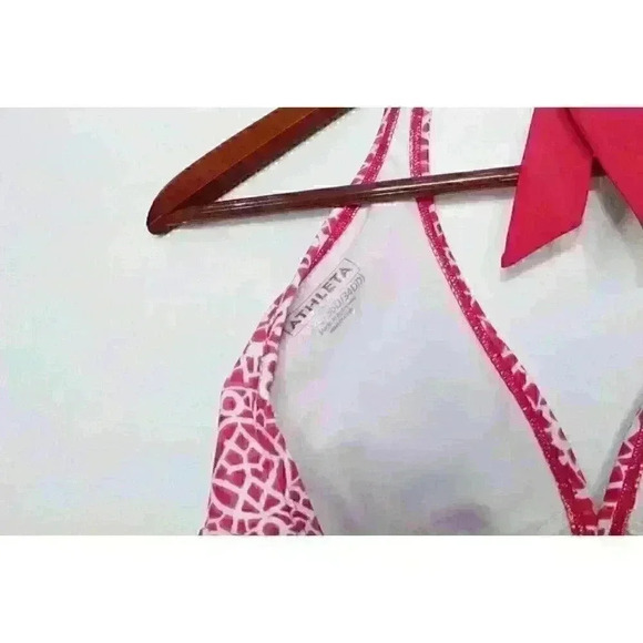 Athleta Preppy Boho Sporty Y2K Two Piece Swimsuit Women's Size 3 (38C/36D/34DD) - Picture 4 of 16